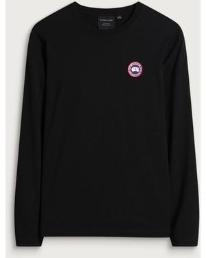Canada Goose Vantage Long Sleeve T Shirt - Black