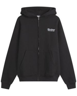 Butter Goods Internationale Zip Hoodie - Black