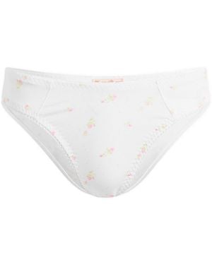 Fruity Booty Rosette Brief - White