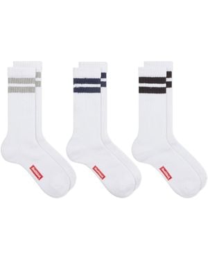 Healthknit Crew Sock - White