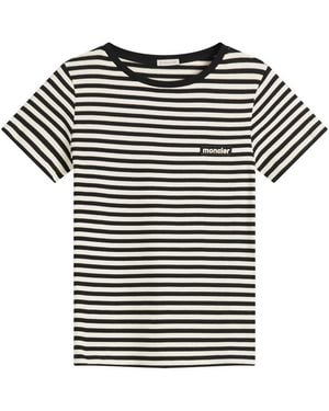 Moncler Shorts Sleeve T-Shirt - Black