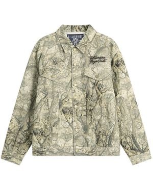 BBCICECREAM Diamonds & Dollars Tree Trucker J - Green