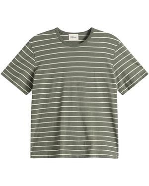 Ronning End. X Striped Tee - Green