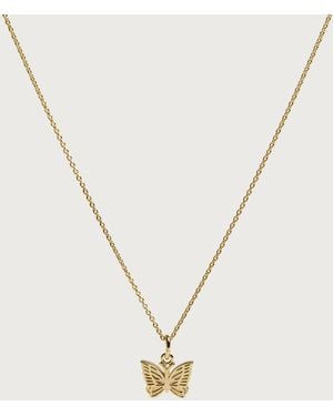Needles Plate Pendant Necklace - Metallic