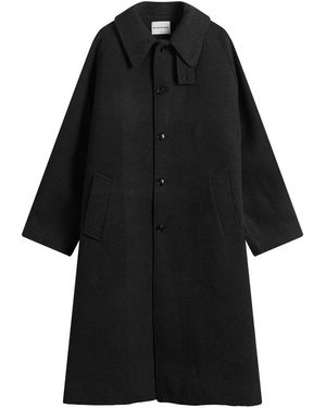 MKI Miyuki-Zoku Wool Car Coat - Black