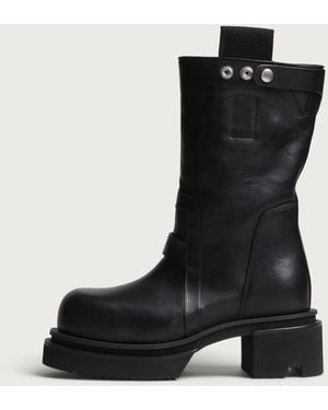 Rick Owens Pull On Bogun Boots - Black