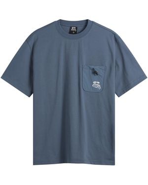 KARMA8A Front Pocket T-Shirt - Blue