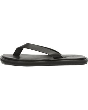 Studio Nicholson Curren Leather Flip Flop - Black