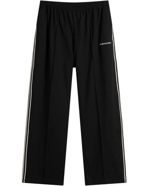 MKI Miyuki-Zoku Wide Fit Poly Track Trousers - Black