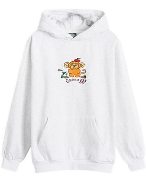 LO-FI Art Monkey Hoodie - White