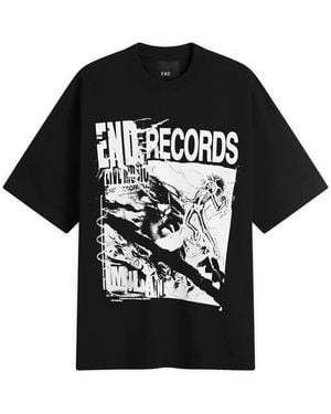 END. Records T-Shirt - Black