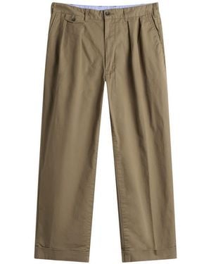 Beams Plus 2 Pleat Chino - Natural