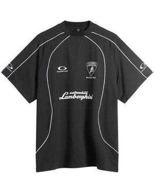 Balenciaga Automobili Lamborghini Soccer T-Shirt - Black