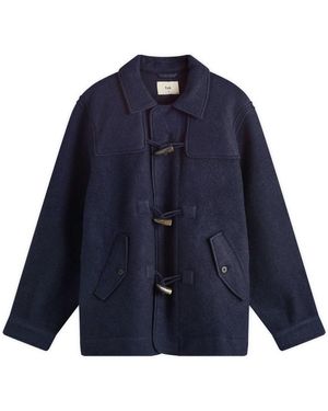 Folk Duffle Coat - Blue