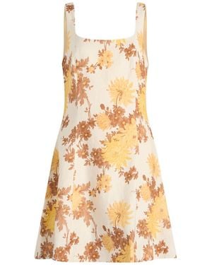Faithfull the Brand Felice Mini Dress - Metallic