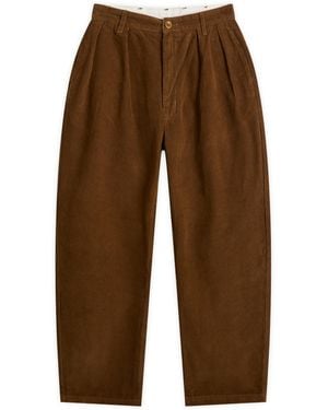 Service Works Corduroy Part Timer Trousers - Brown