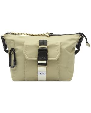A.P.C. Trek Cross Body Bag - Green