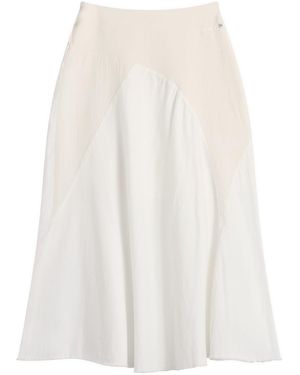 Kijun Seashore Flared Skirt - White