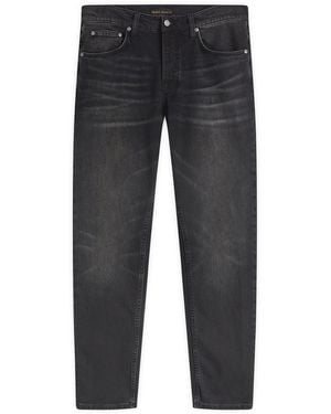 Nudie Jeans Solid Ollie Straight Leg Jeans - Grey