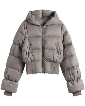 Rick Owens Cinched Padded Jacket - Grey
