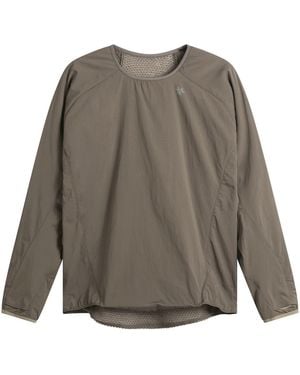 Goldwin Kel Light Polartec Crew - Gray