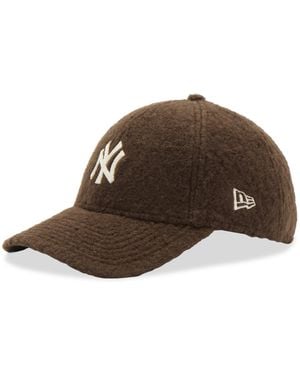 KTZ New York Yankees Winter Borg 9Forty Cap - Brown