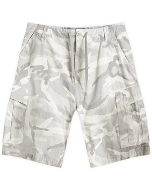 Balenciaga Camo Cargo Shorts - Grey