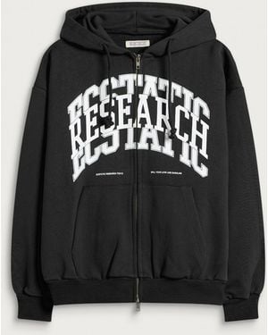 Ecstatic Research Campus Zip Hoodie - Black