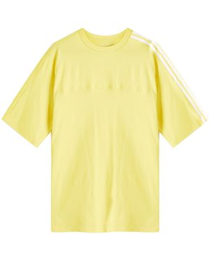 Y-3 3 Stripe T-Shirt - Yellow