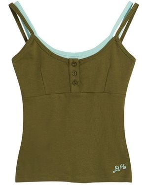 Damson Madder Britt Layered Cami - Green