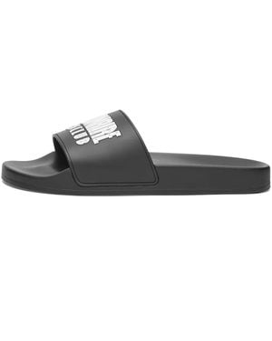 BBCICECREAM Straight Logo Sliders - Black