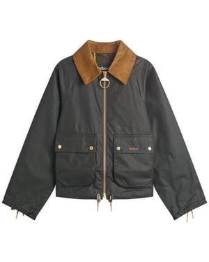 Barbour Marron Wax Jacket - Grey
