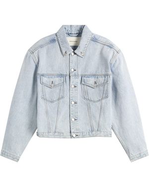 Entire studios Shrunken Denim Jacket - Blue