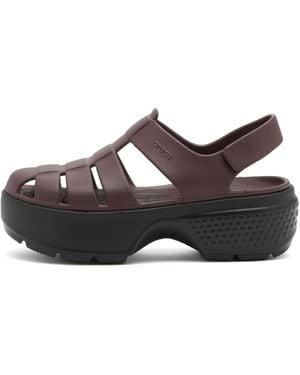 Crocs™ Stomp Fisherman Sandal - Brown