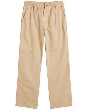 Maison Kitsuné Handwriting Casual Trousers - Natural