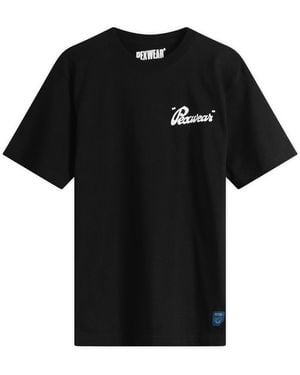 Pexwear Italic Logo T-Shirt - Black