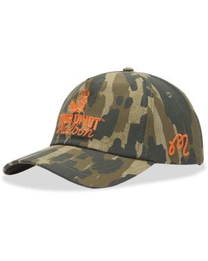 Malbon Tour Divot Camo Snapback - Green