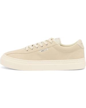 Stepney Workers Club Dellow 02 Suede Trainer - Natural