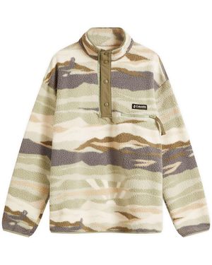 Columbia Helvetia Ii Printed Half Snap Fleece - Natural