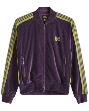 Needles Rib Collar Track Jacket - Purple
