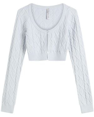 Skims Snow Bunny Cardigan - Blue