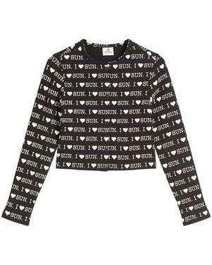 SUNDAYFRUITMARKET I Love Sun Cardigan - Black