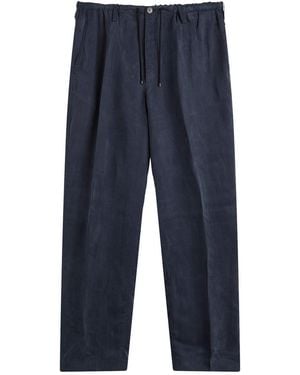 Dries Van Noten Curpo Washed Trouser - Blue