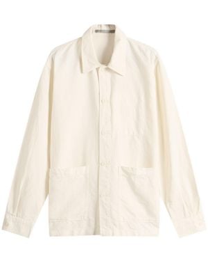 Norse Projects Julian Cotton Linen Overshirt - Natural