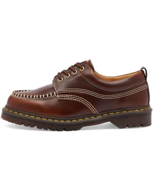 Dr. Martens Lowell Leather Shoe Trainers - Brown
