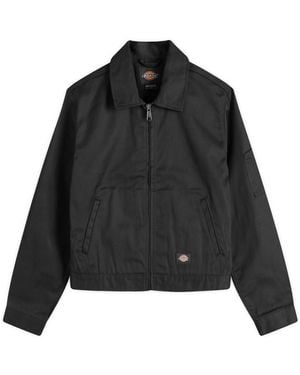 Dickies Unlined Cropped Eisenhower Jacket - Black