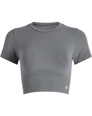 4th & Reckless Brogan Sports Crop Top - Grey