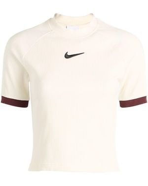 Nike Sports Fitted Top - Natural