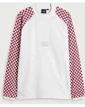 Vans A.O.D Racing Long Sleeve T-Shirt - Pink