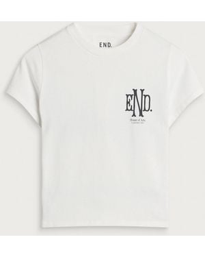 END. Monogram Baby T-Shirt - White